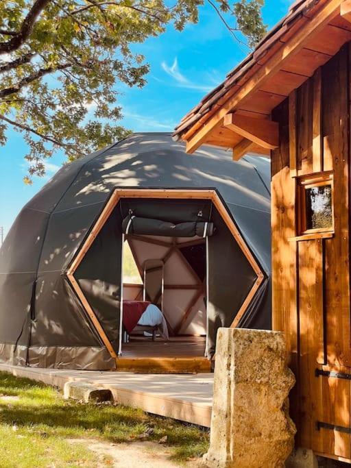Dome Insolite Cedre Jacuzzi Et Petits Dejeuners Inclus Lagraulet-du-Gers Exterior photo