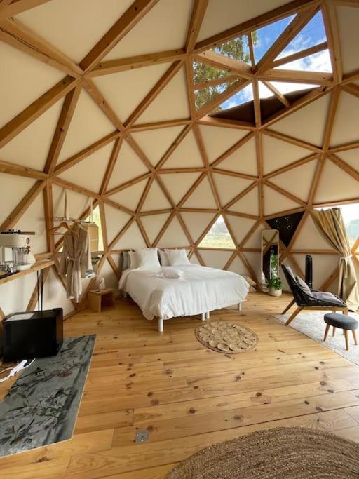 Dome Insolite Cedre Jacuzzi Et Petits Dejeuners Inclus Lagraulet-du-Gers Exterior photo